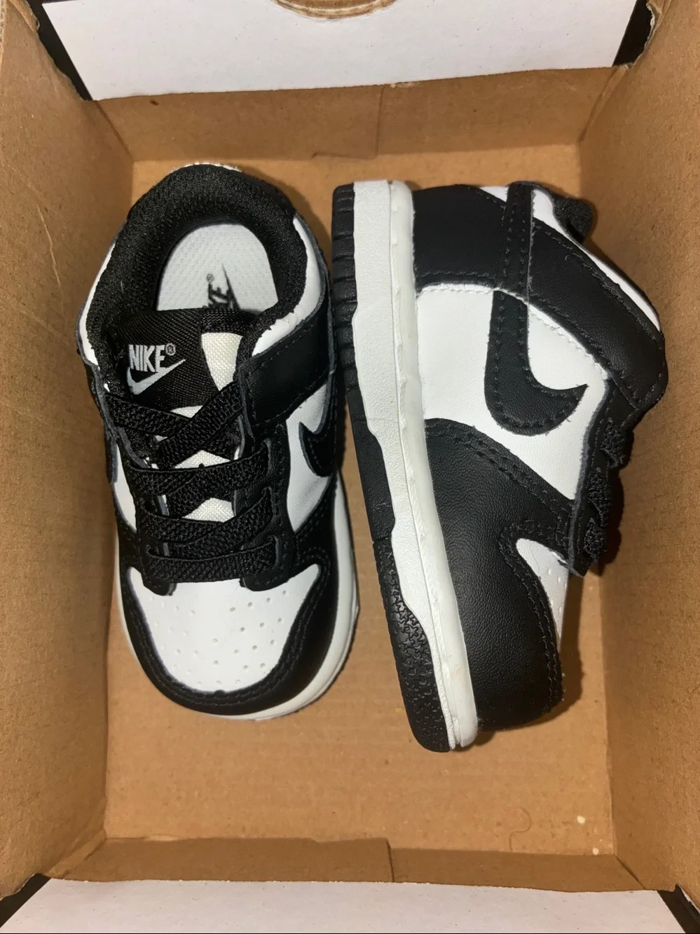Brand new Nike Black and White baby Low-Top Sneakers